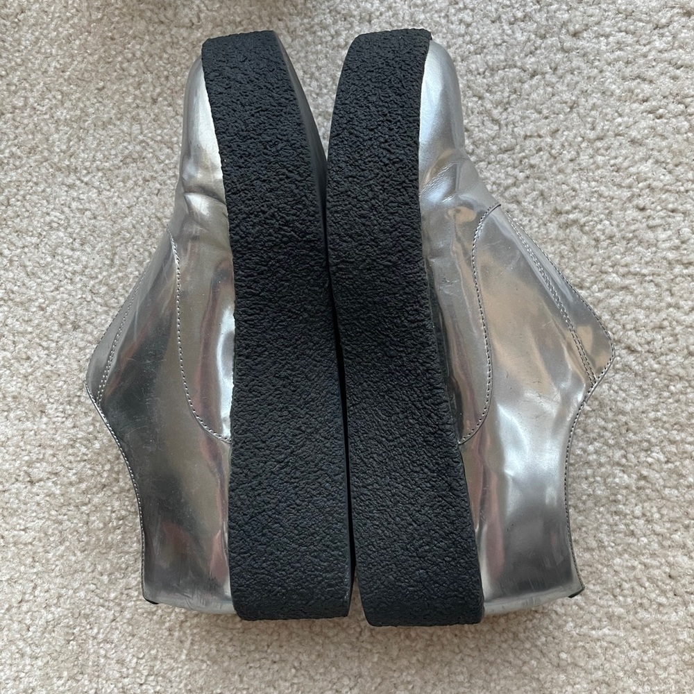 Other Stories Silver Platform Sneaker - Picture 3 of 3